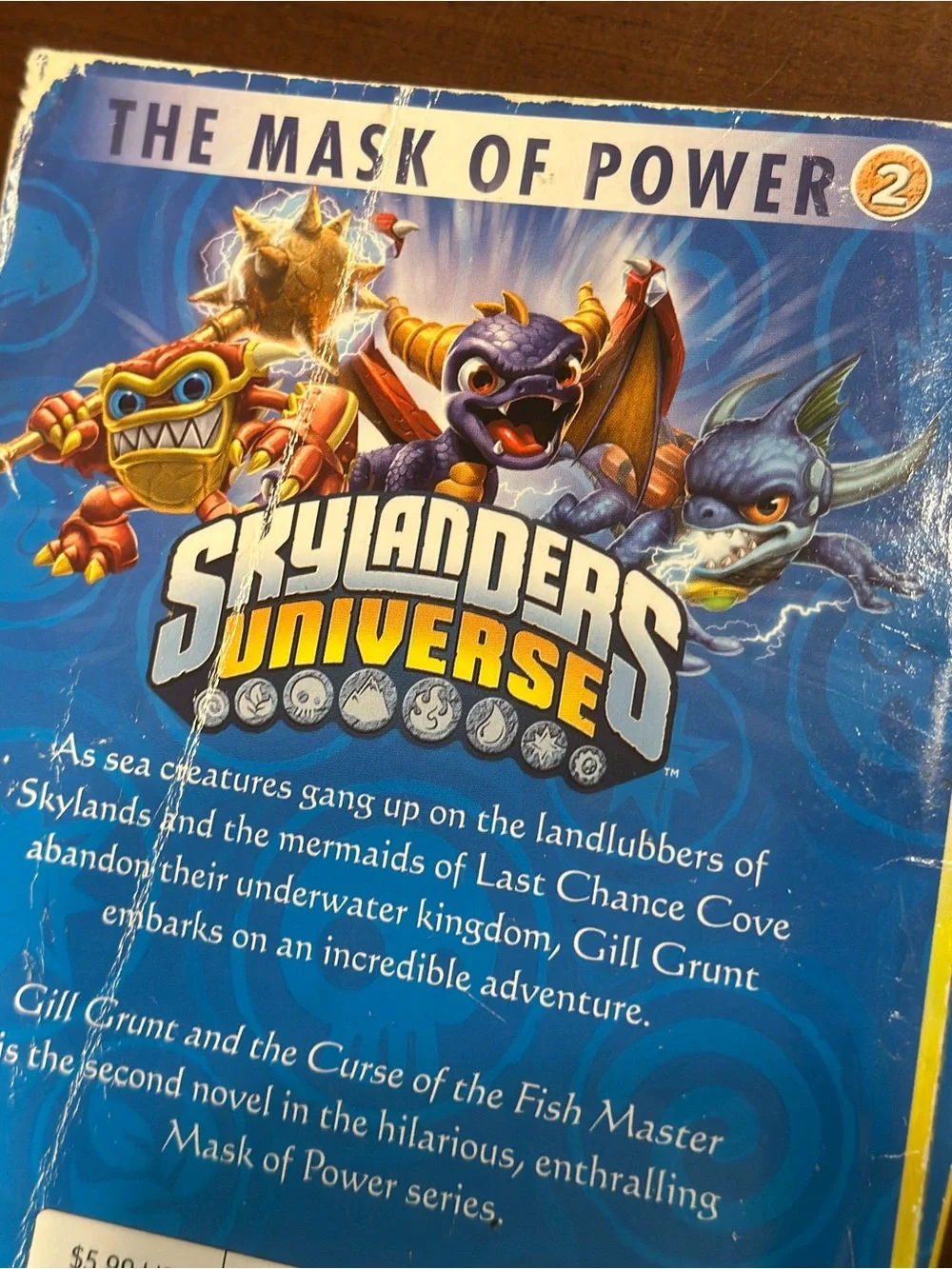 2 book set Skylanders Universe - Mask of Power Gil Grunt Lightning Rod READ DESC